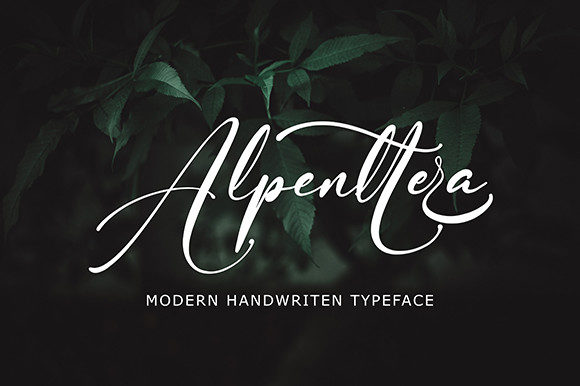 Alpenttera: A Classy Handwritten Font