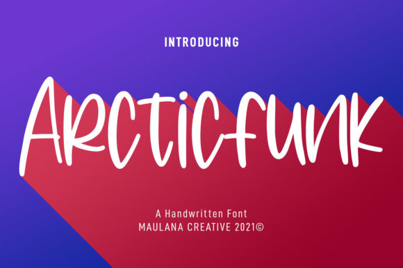 Arcticfunk: A Quirky Handwritten Font