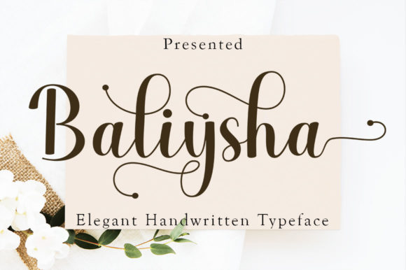 Baliysha: A Classy Script Font for Business