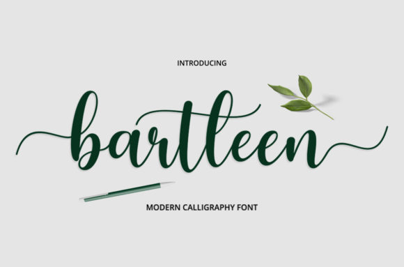 Bartleen: A Handwritten Font for Elegant Design