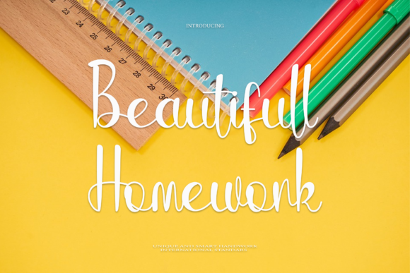 Beautifull Homework Font Review