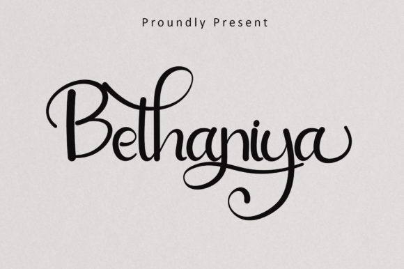 Bethaniya: A Handwritten Font for Creative Campaigns