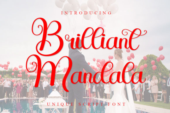 Brilliant Mandala Font for Elegant Design