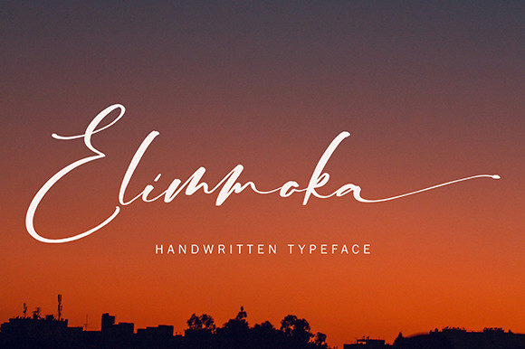 Elimmoka: A Graceful Script Font