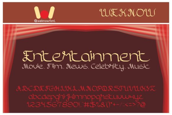 Entertainment: A Font That Elevates Your Brand