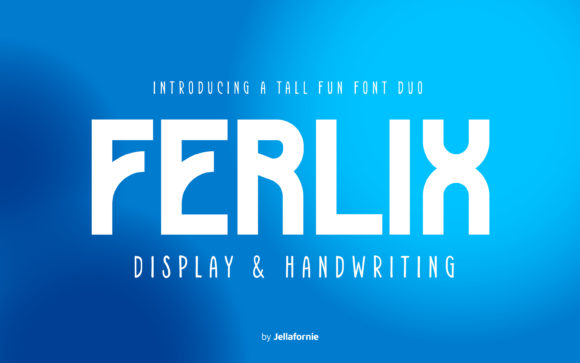 Ferlix: A Bold Display Font for Designers