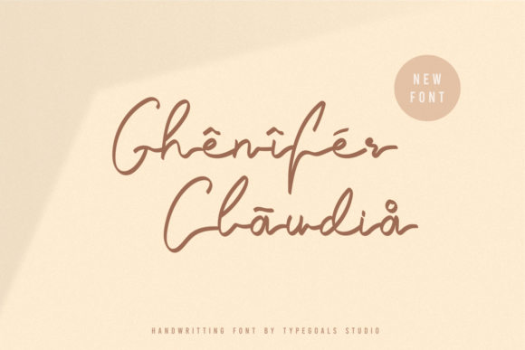 Ghenifer Claudia: A Graceful Script Font