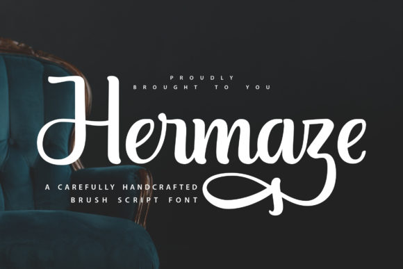 Hermaze: A Bold Handwritten Font for Web Design