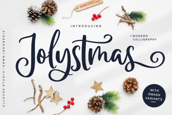 Jolystmas: A Festive Font for Creative Projects