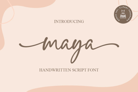 Maya: A Script Font for Web Design