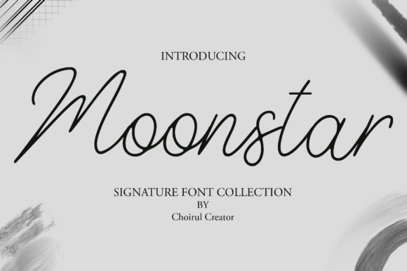 Moonstar: A Luxurious Handwritten Font