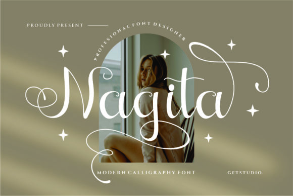 Nagita: A Romantic Script Font for Designers
