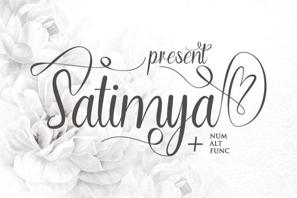 Satimya: A Delicate Script Font