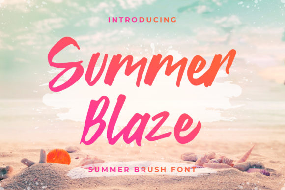 Summer Blaze is a lovely, brushed script font that brings a sense of movement and charm to any digital project. As a web designer, I often find myself searching for the perfect typeface to elevate a layout without overwhelming it. When I first tested Summer Blaze on a boutique online store, it immediately caught my eye. The characters seem to dance along the baseline, adding a playful yet sophisticated energy to the design.