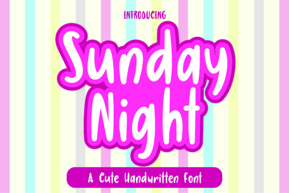 Sunday Night Font: Elegant Script for Editorial Design