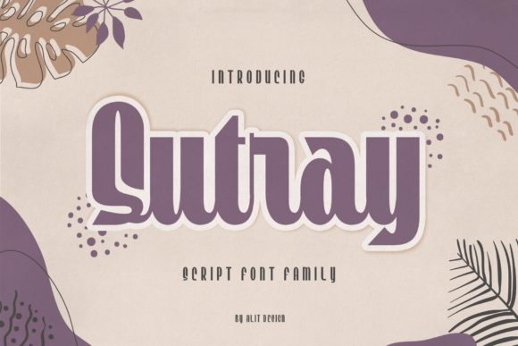Sutray Typeface: Retro Script for Creative Makers