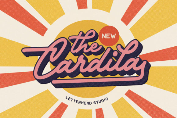 The Cardila Font: Retro Style for Creative Makers