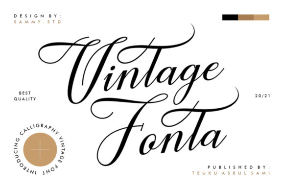 Vintage Fonta: A Luxurious Script for Marketers