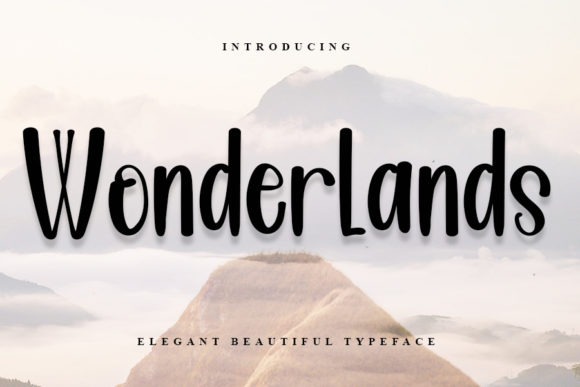 Wonderlands: A Magical Script Font